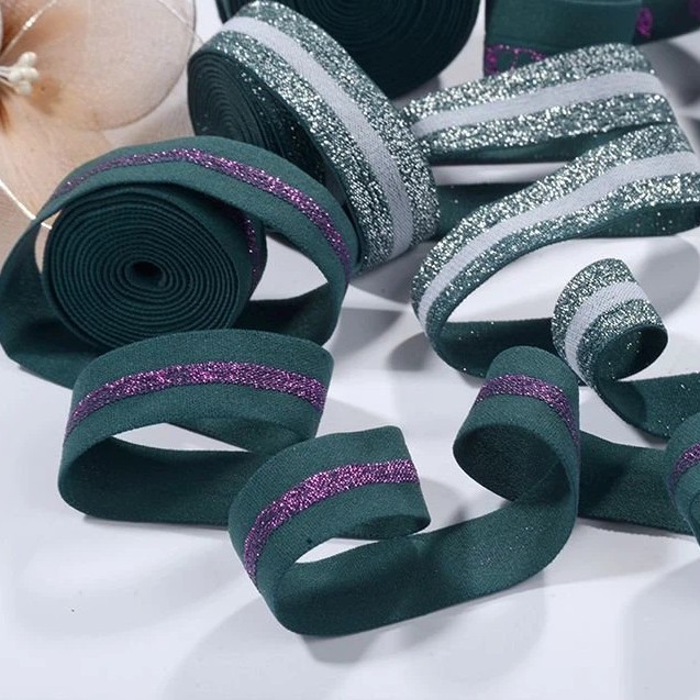 Shiny Fold-over Elastic